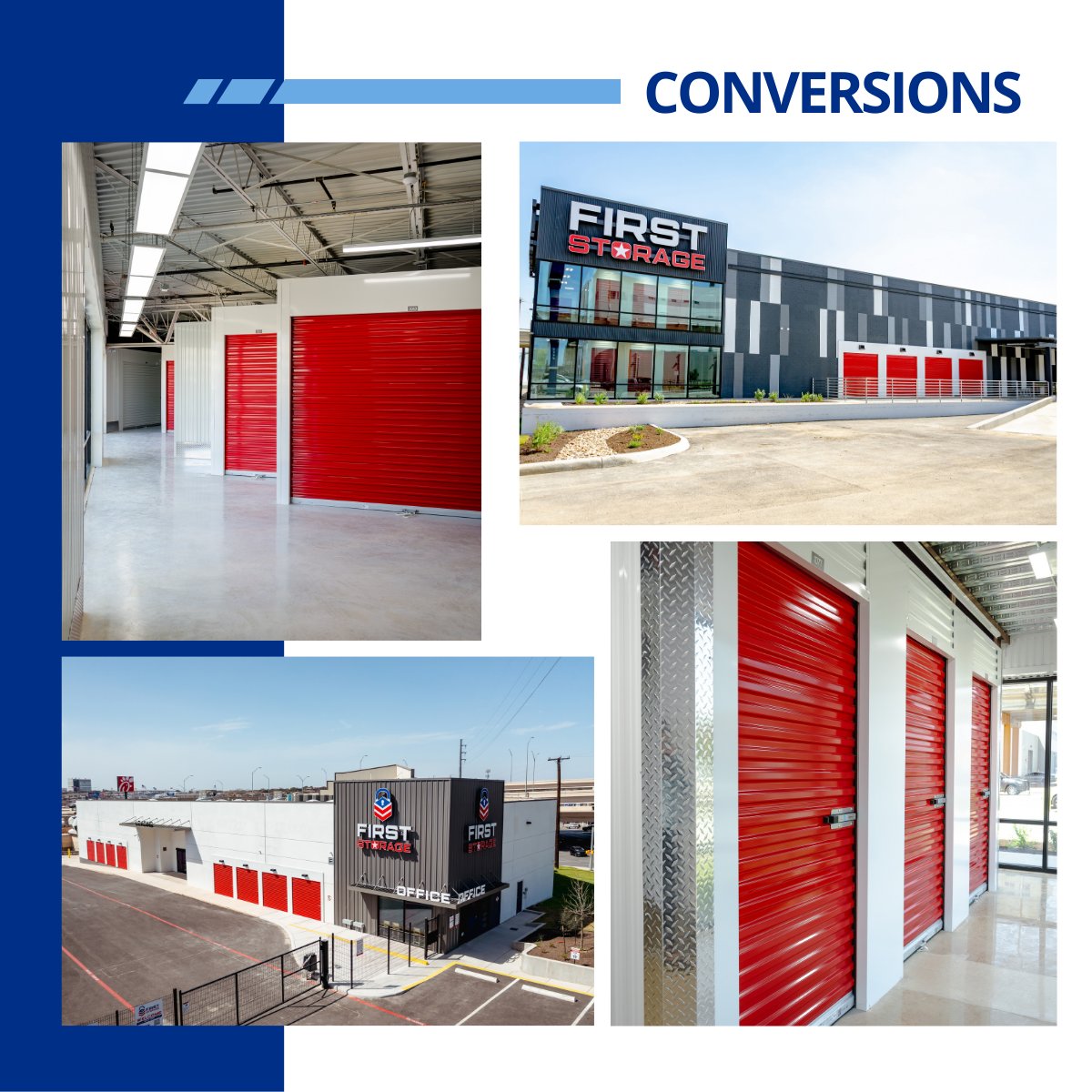 CapcoGC's tweet photo. From Single-story to Multi-story facilities, our Self-Storage experience covers it all! We specialize in Ground-up construction, Climate Controlled, Additions, Conversions, Remodels, and RV/Boat storage. Every facility has unique needs and our team brings excellence every time. https://t.co/fxgfDzFvaN