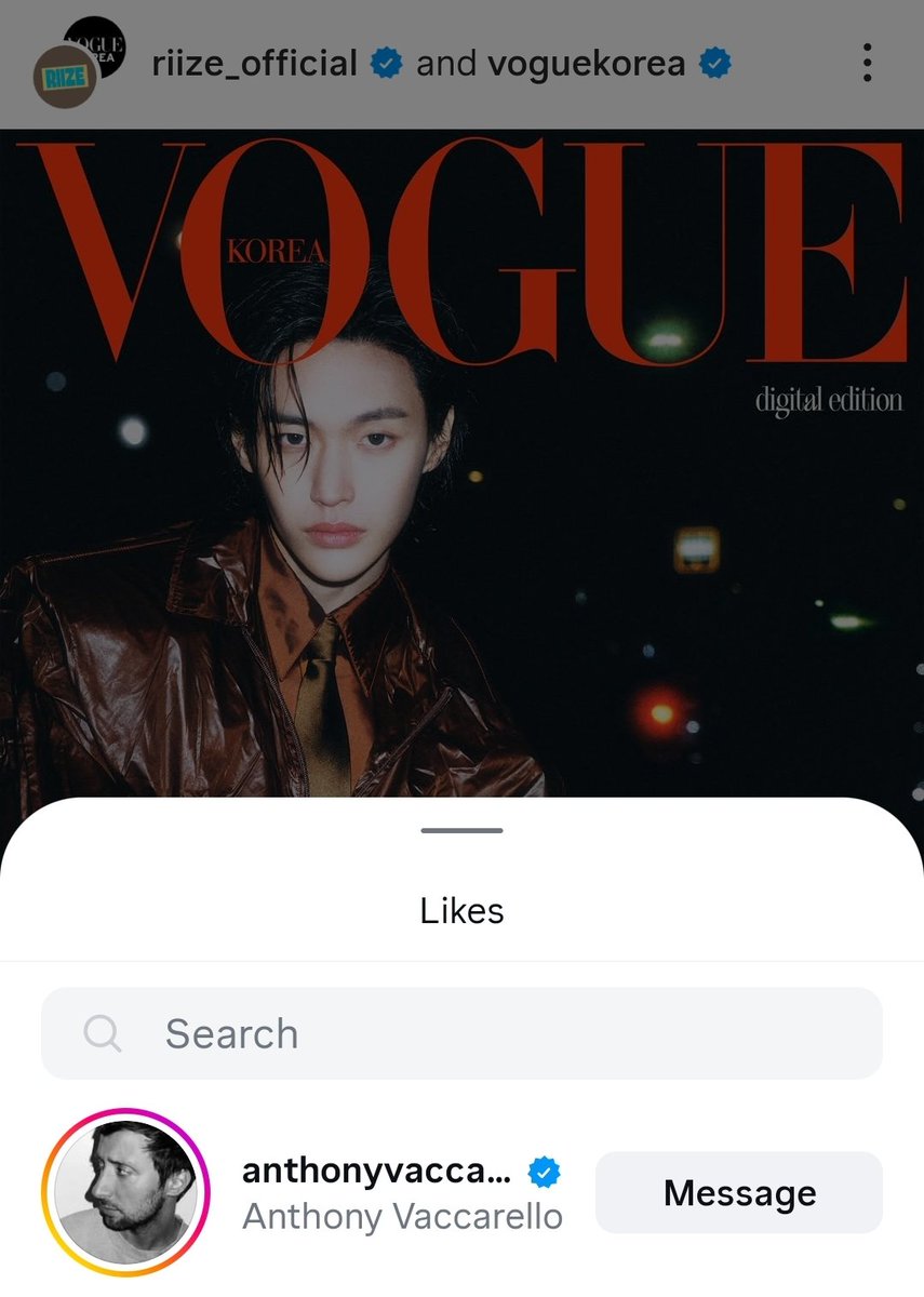 sobinchan's tweet photo. YSL's creative director liking wonbin's post. the deal might be secured????👀👀👀 https://t.co/3W57ybsjXr