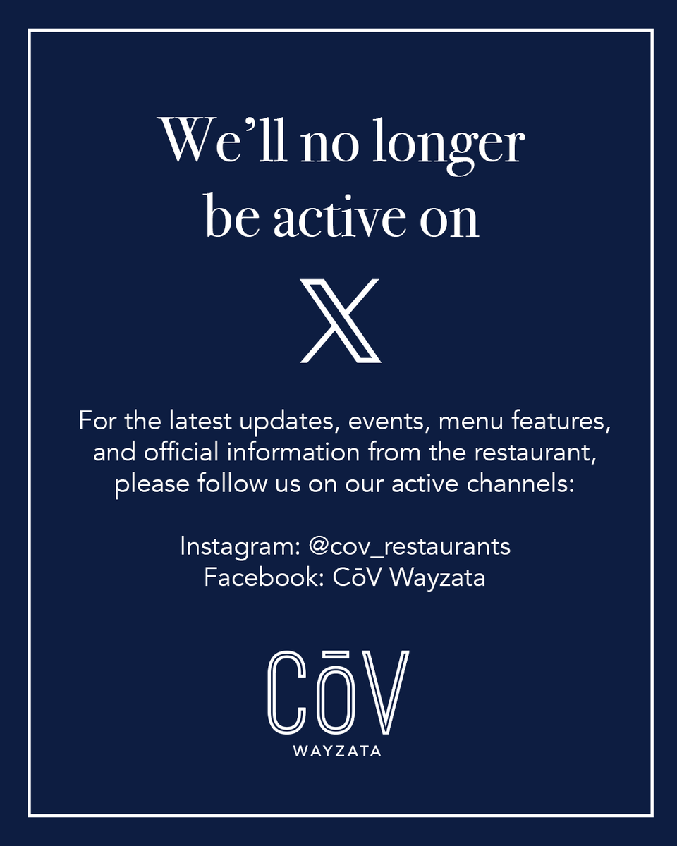 CōV Wayzata tweet media