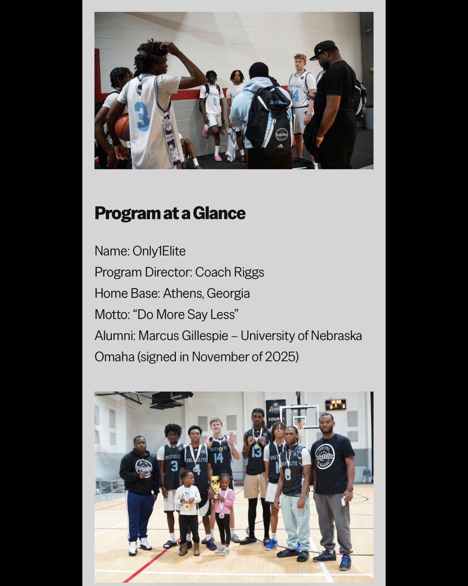 Only1EliteTeam's tweet photo. Thank you @OntheRadarHoops for the article on the website 🔥🔥🔥 https://t.co/w1ihpGwWZ2