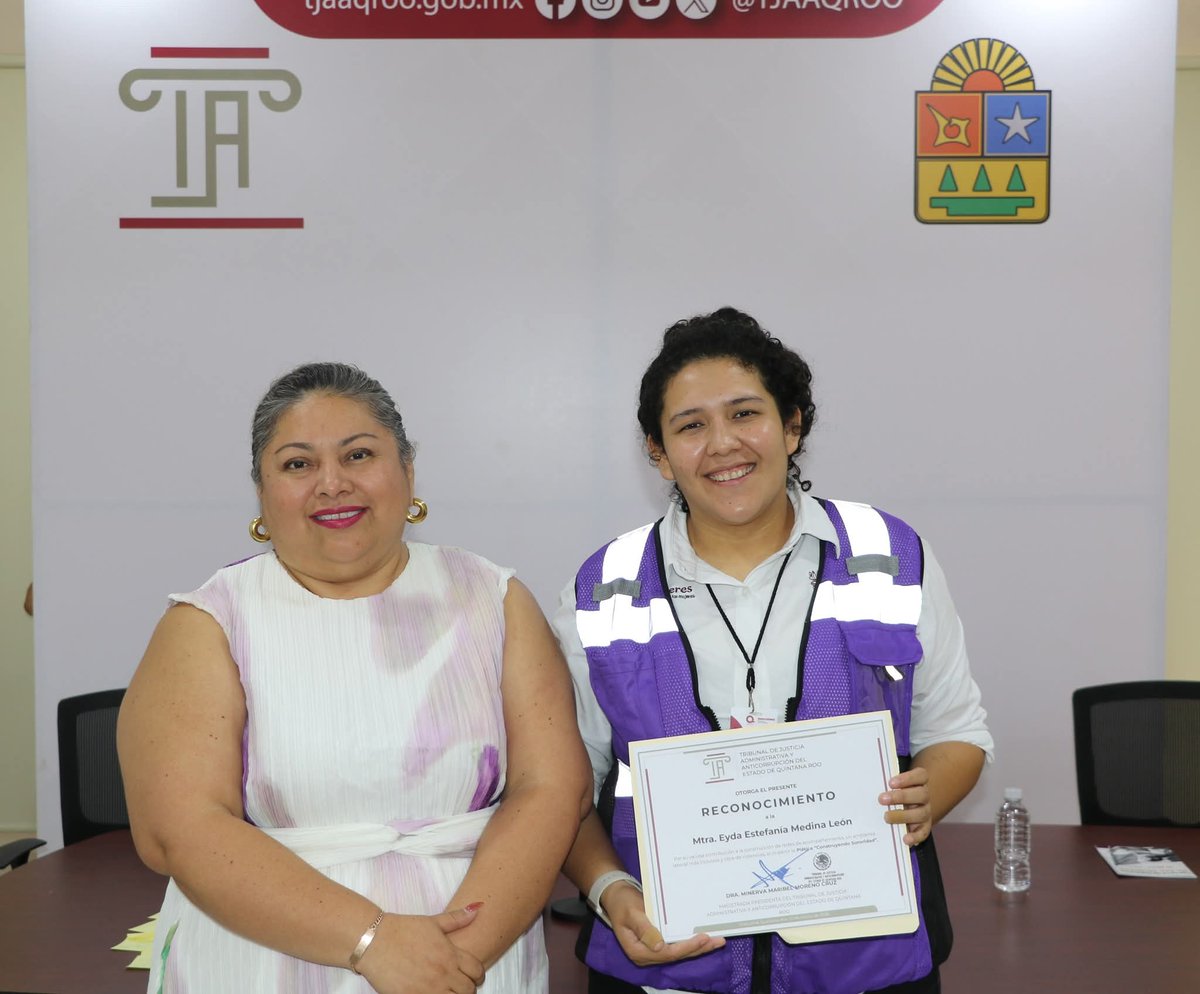 TJAAQRoo's tweet photo. En el marco del #8M, el @TJAAQRoo realizó la plática “Construyendo Sororidad” dirigida a su personal, promoviendo la igualdad, el apoyo entre mujeres y la construcción de entornos laborales más inclusivos y libres de violencia. ⚖️💜 🌐https://t.co/c7PppMpqIX https://t.co/Iew3eTL5f7
