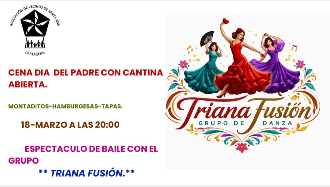 avvpsa's tweet photo. 🎉👨‍👧‍👦 ¡Santa Ana Pueblo celebra el Día del Padre con una noche llena de sabor, música y baile! 💃🕺

🎊 ¡Os esperamos para celebrar juntos una noche inolvidable! https://t.co/s3Q8uObArF