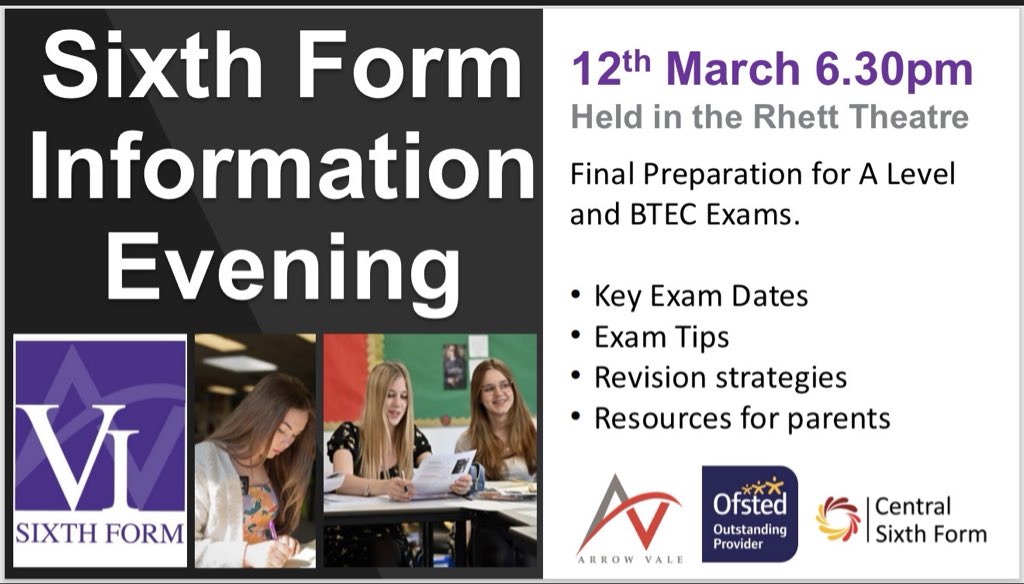 Arrow Vale 6th Form tweet media