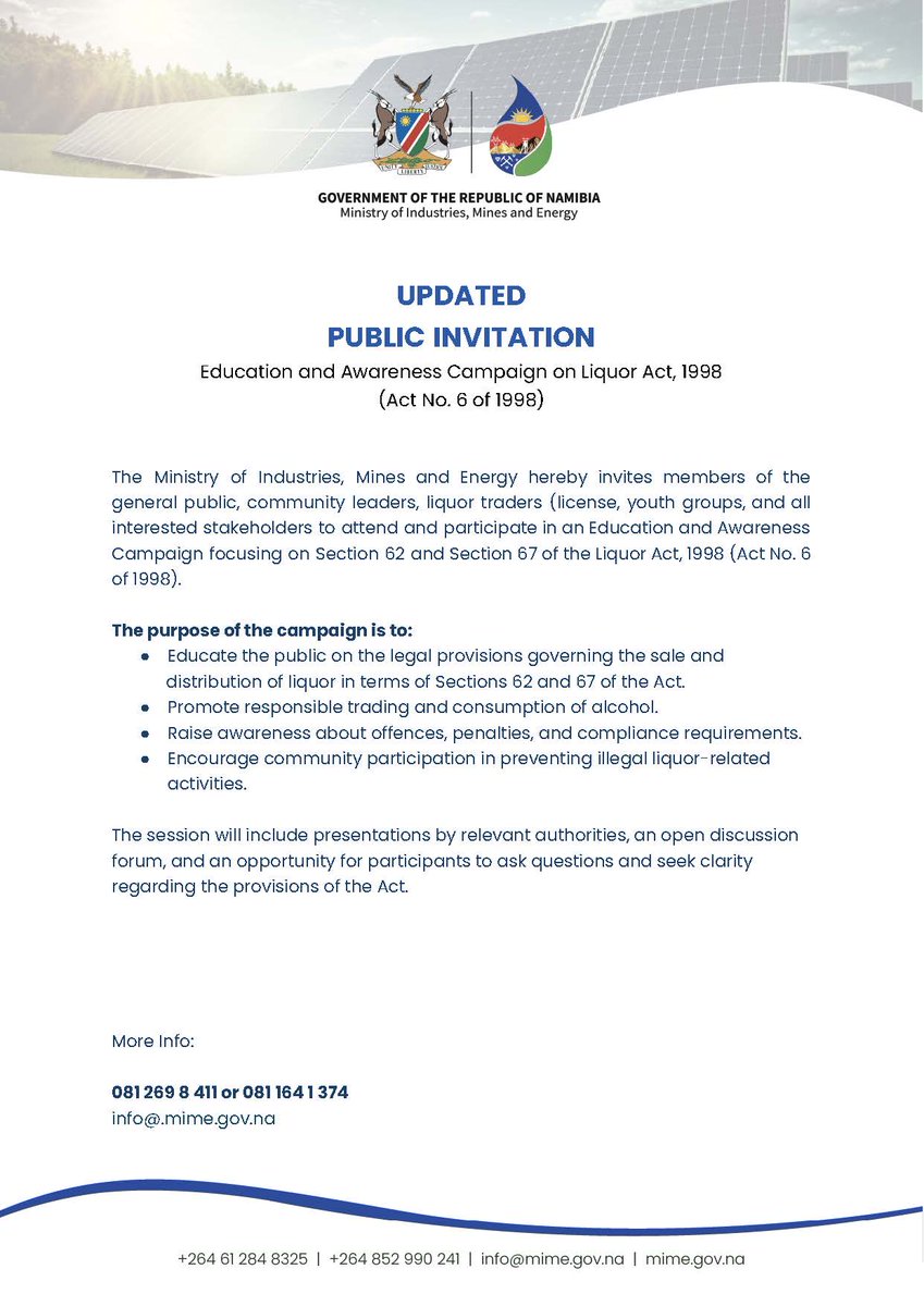 Ministry of Industries, Mines and Energy (MIME) tweet media