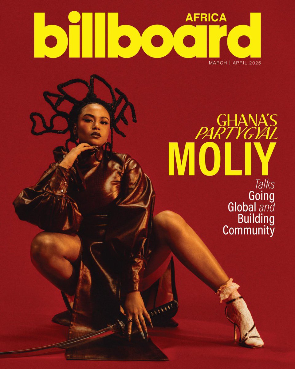 🚨 MOLIY for the cover of Billboard Africa 📸