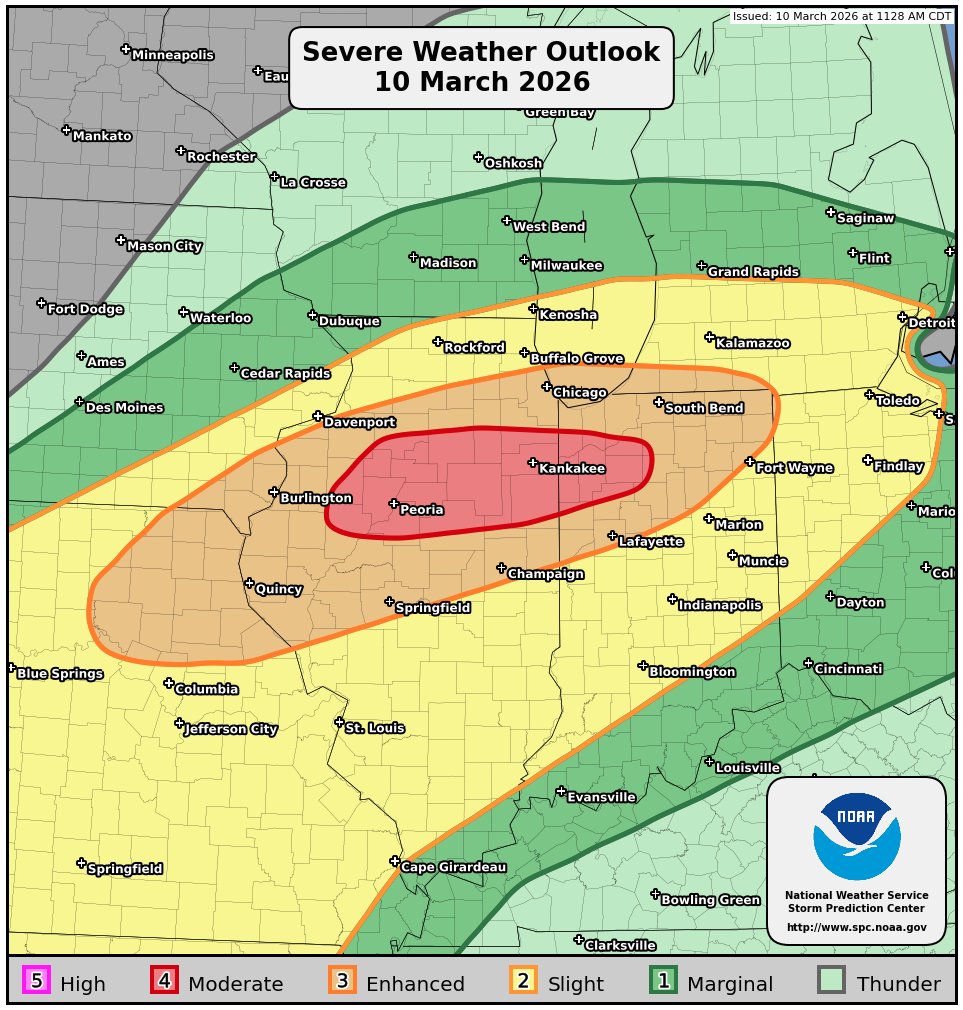 NWS Storm Prediction Center tweet media