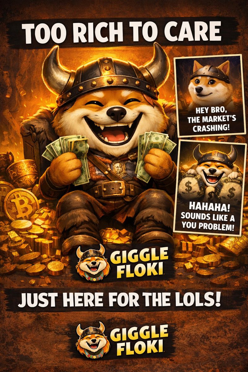 emmanuel_e28898's tweet photo. When the market crashes but youβre just here for the vibes ππΈ #TooRichToCare #GiggleFloki #CryptoLaughs $GFLOKI
@GiggleFloki #GiggleFlokiArmy https://t.co/QIowaRGwy0
