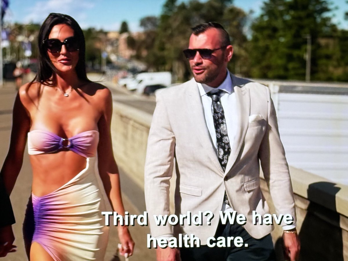 Telling it as it is. Can’t lie with that. Aussies know the truth. Hahaha. 

#90day #90dayfiance #beforethe90days #healthcare #universalhealthcare