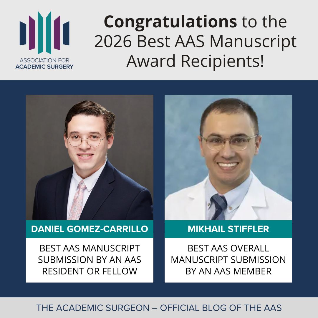 Assoc4AcademicSurgery tweet media