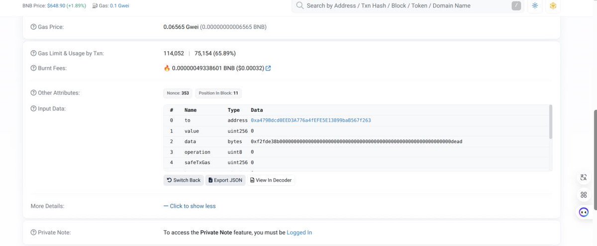 LegendATMDAO's tweet photo. 📢 ATM Announcement

The ATM interaction contract ownership has been officially renounced.

The Owner address has been set to 0x000…dead,
which means the contract rules are now permanently immutable.

ATM has now officially entered the stage of full decentralization.

ATM DAO
Consensus on-chain ｜ Decentralized ｜ Ecosystem Co-creation 🚀