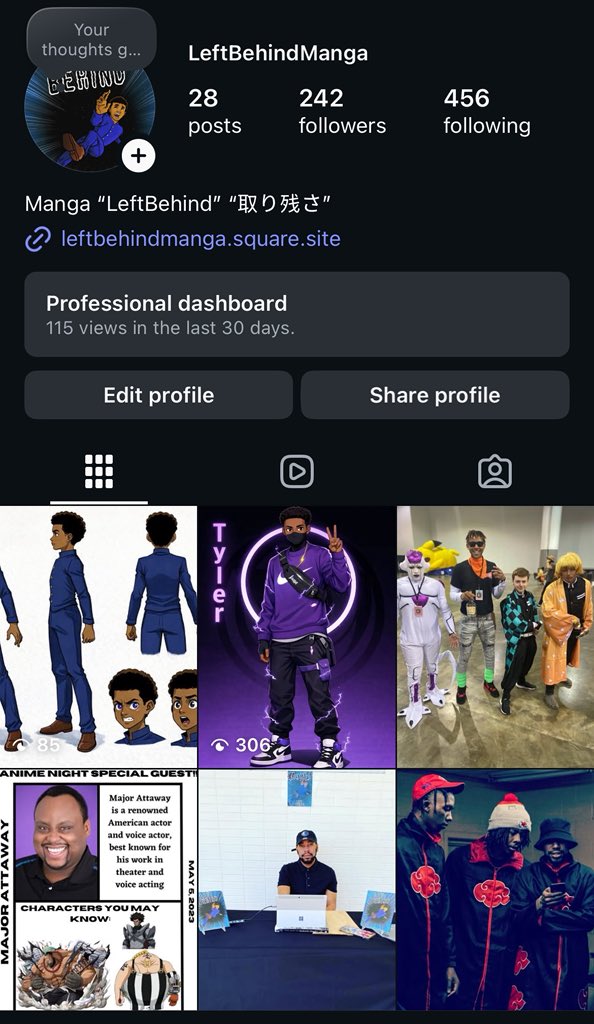 Please go show love to my manga instagram page