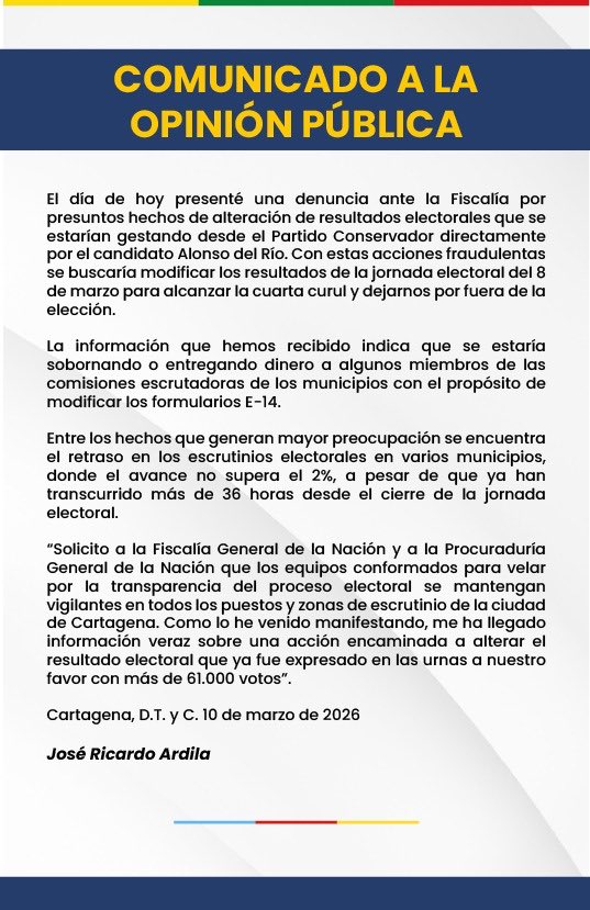 José Ricardo Ardila Pinedo tweet media