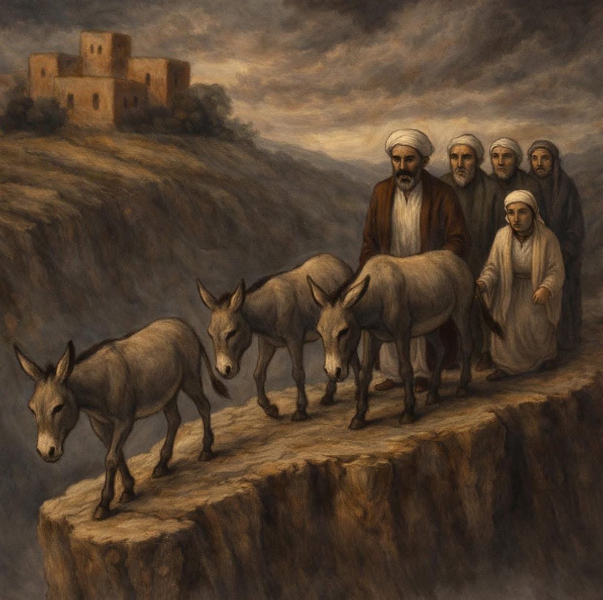في كتابه “نحن والحمير في المنعطف الخطير”، يروي الأديب اليمني محمد مصطفى العمراني مأساةً واقعية من قلب قريته.

كان أهل القرية يسلكون طريقًا وعرًا محفوفًا بالمخاطر للوصول إلى عين الماء؛ طريقًا يمر بمحاذاة وادٍ سحيق، ابتلع عبر السنوات أرواح أطفالٍ سقطوا فيه مع حميرهم، وهم يؤدّون