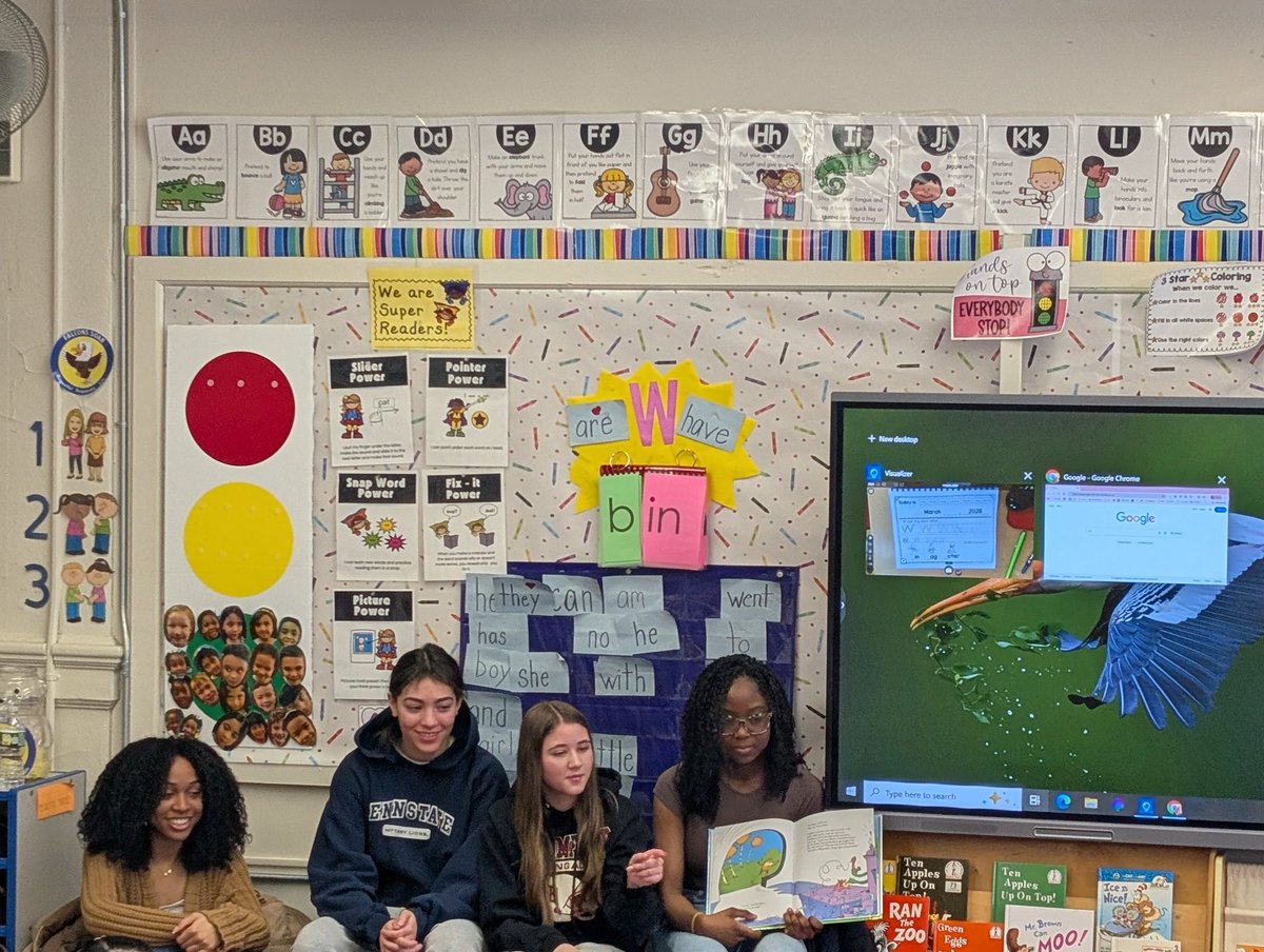 MichaelDimasi's tweet photo. Amazing two days of BHS Bengal Paws escaping into the lovely world of reading with our vibrant, inquisitive, and shining elementary school students. https://t.co/Kw8gmUwKpU