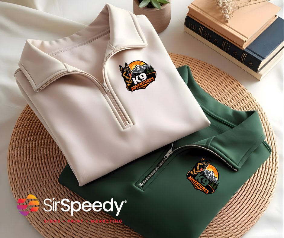 sirspeedycorp's tweet image. From premium pullovers to performance gear, if you can imagine it, we can produce it. At Sir Speedy, we create custom #BrandedApparel that elevates your team, strengthens brand recognition and turns everyday wear into a strategic asset.
#SirSpeedy