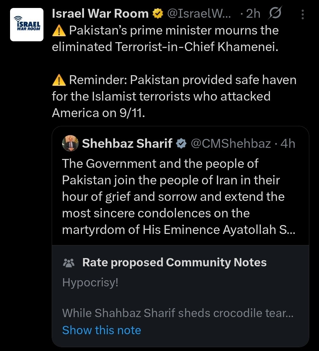 EPropoganda1's tweet photo. وزیراعظم پاکستان کی ڈپلومیٹک اپروچ کو داد دینی پڑے گی انہوں نے کمال مہارت سے اسرائیلی موساد اور انڈین را سے تسلیم شدہ منسلک میڈیا کو دھمکیاں لگانے پر مجبور کردیا ہے

انڈین اور اسرائیلی اگر آپ کے وزیراعظم کو Bash کررہے ہیں تو سمجھ جائیں آپکی ریاست اور اس کا سربراہ ایک بہترین ڈپلومیٹک بیلنس بنا کر خطے میں پائیدار امن کی کوششوں میں مصروف Zionist اور ہندوتوا چال کو ناکام بنا رہا
 ہے

 ایک طرف سعودیہ عرب کو بیلنس کیا ہوا ہے دوسری طرف ایران کے سپریم لیڈر کو خط پر مشتمل مبارکنامہ لکھ کر بھیج رہے ہیں تیسری جگہ ٹرمپ کو انگیج کئیے ہوئے ہیں

انہوں نے سوچا تھا کہ ایران پر حملہ کریں گے ایران عربوں پر حملہ آور ہوگا خصوصا سعودیہ پر اور سعودیہ عرب جنگ میں گھسے گا تو پاکستان کو بھی کودنا پڑے گا

لیکن ایک منصوبہ انہوں نے بنایا تھا ایک منصوبہ ساز اللہ تعالی ہے بیشک وہ ان ( یہود و ہنود )  کو ذلیل و رسوا کر کے رکھ دے گا