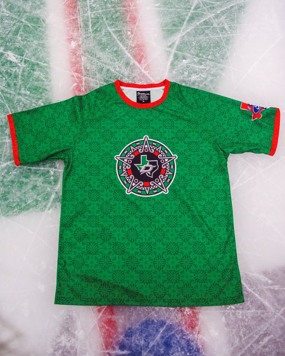 DallasStars's tweet photo. ¿Quién está listo para conseguir hoy su jersey réplica de la Noche Mexicana? https://t.co/Jq9gglD6FV