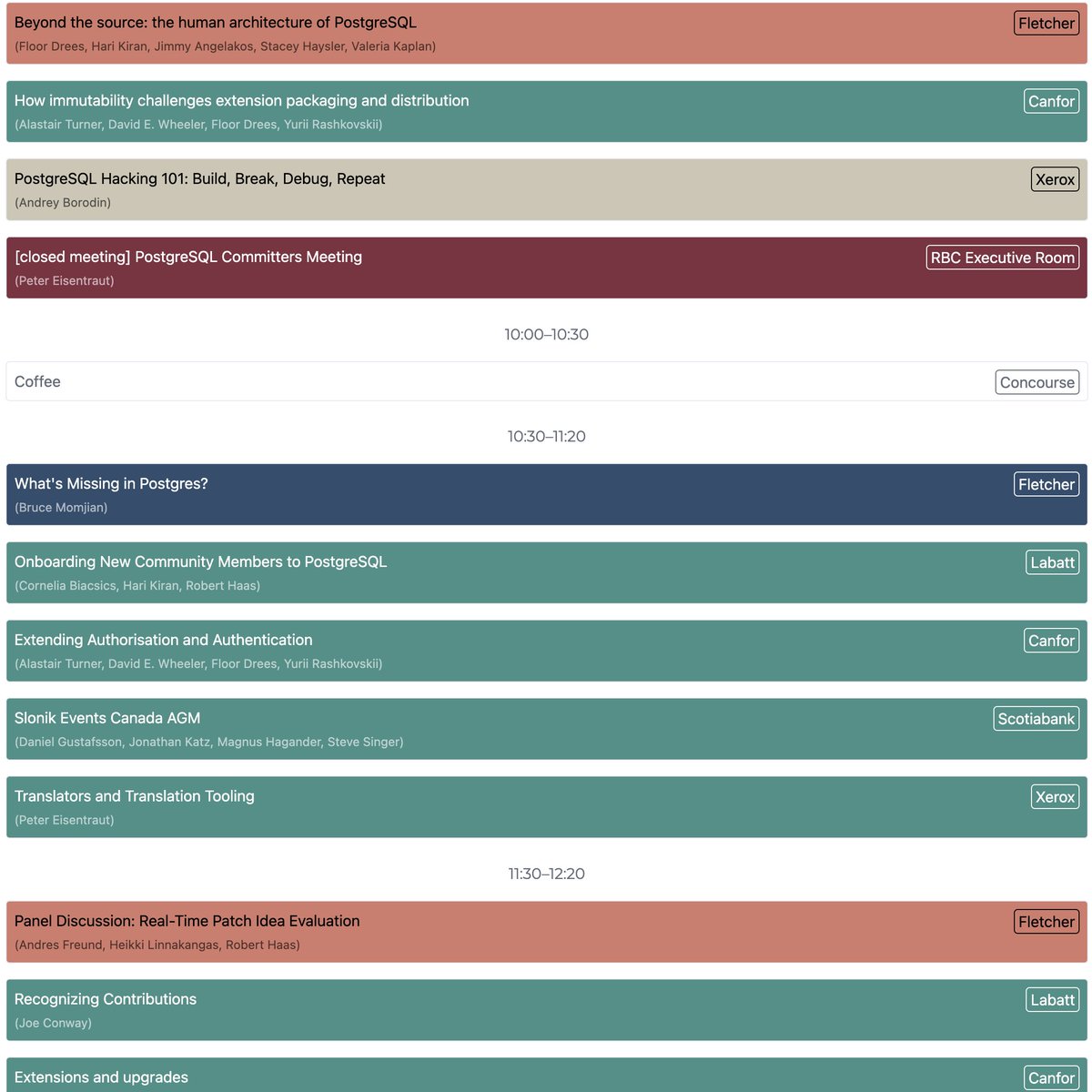 PGConf.dev 🐘 tweet media
