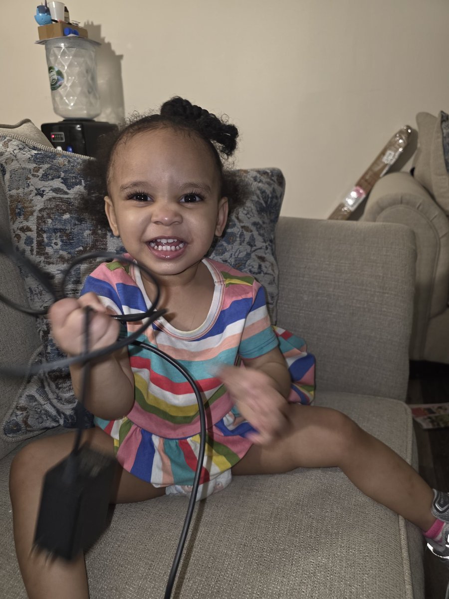 My god daughter  to cute