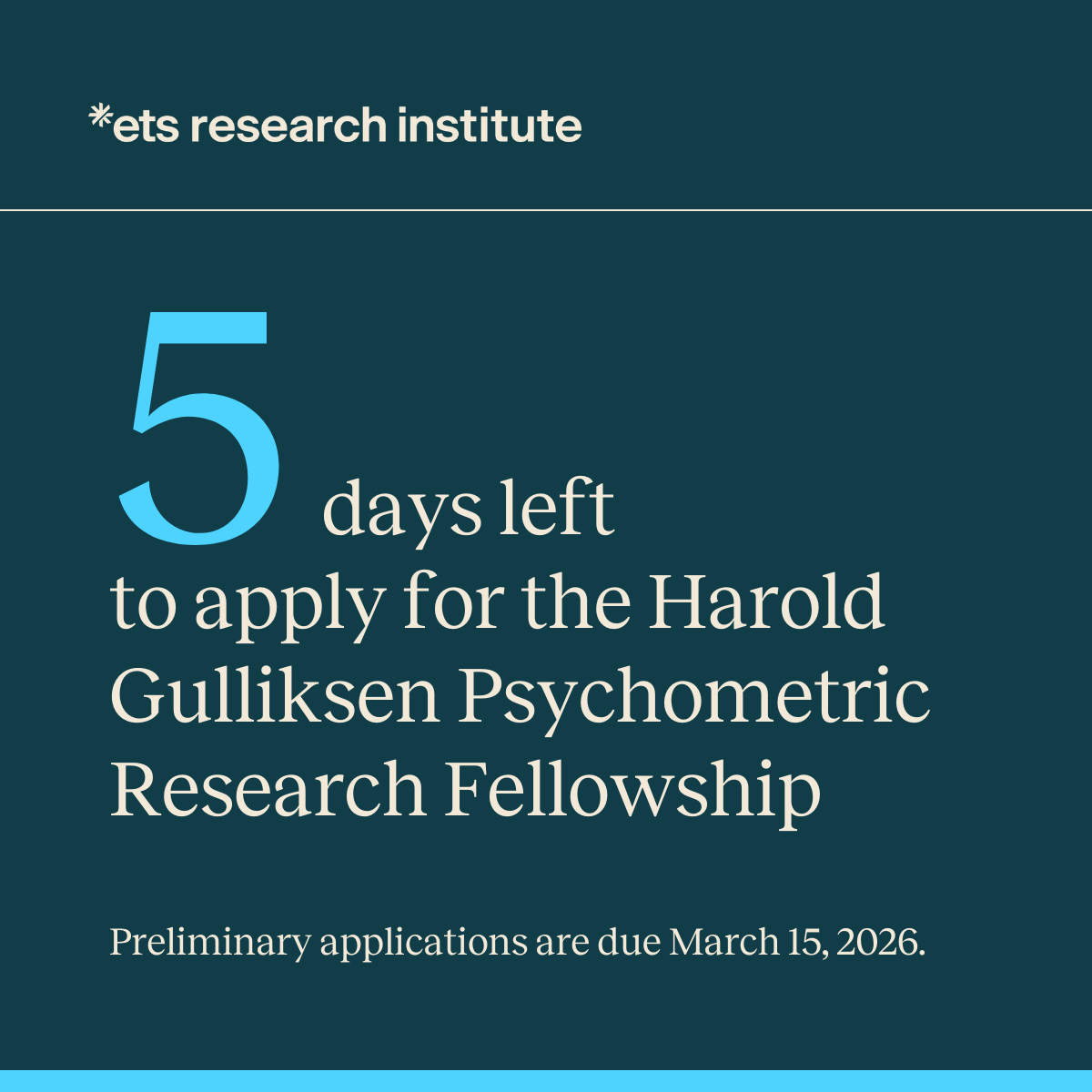 ETS Research tweet media