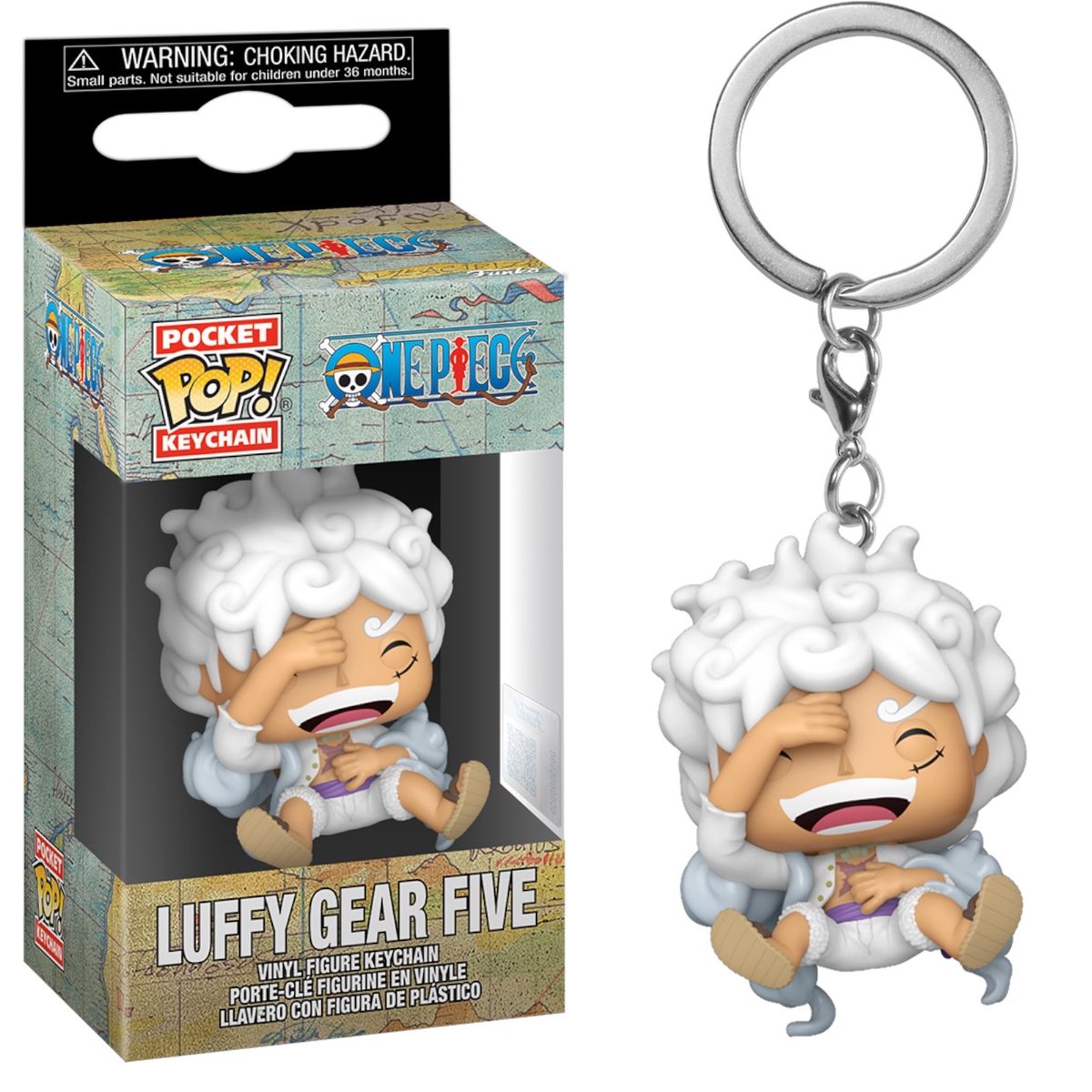 A new One Piece Luffy Gear 5 Pocket Pop Funko Keychain is coming soon! # funkopop #funko #onepiece #luffy #gear5