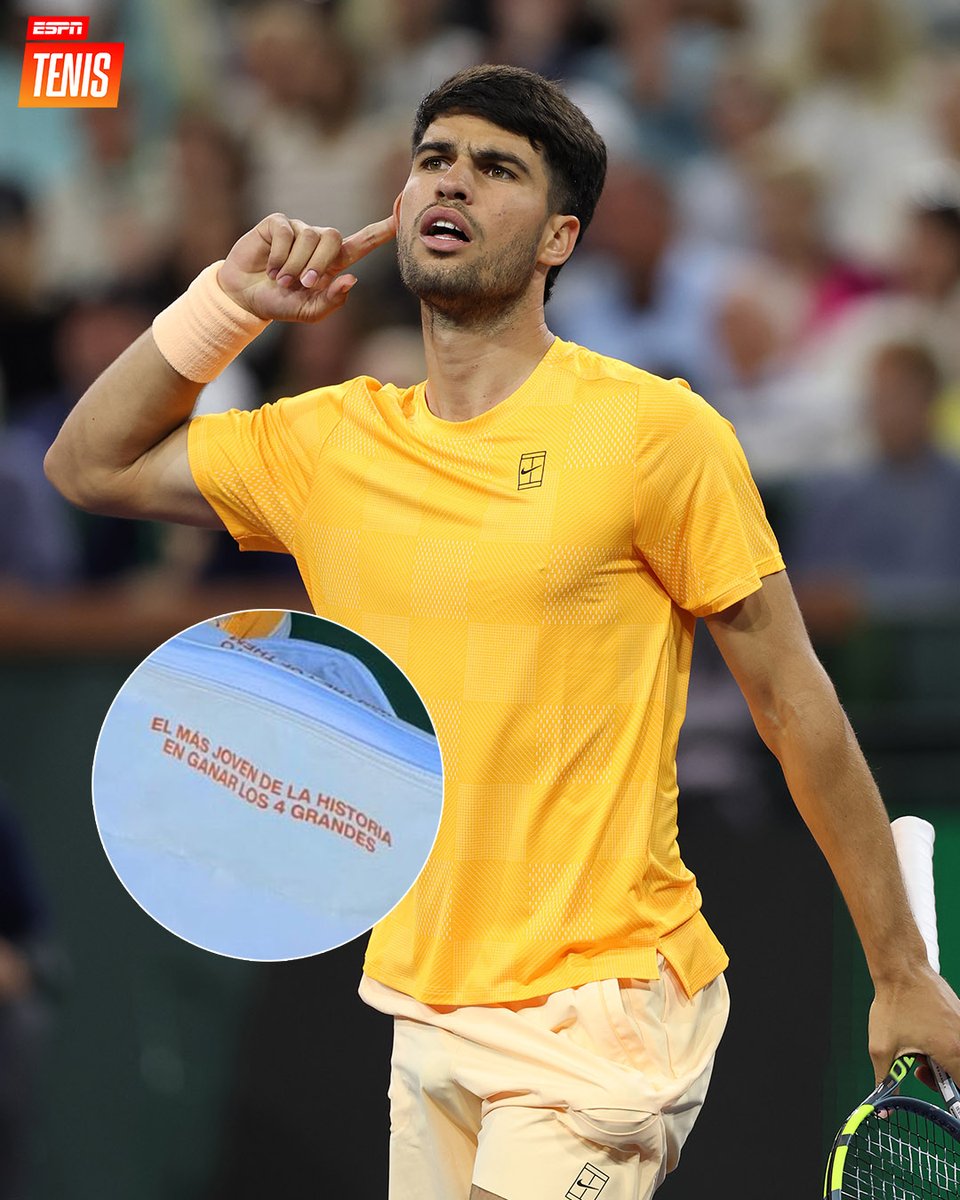 El bolso de Alcaraz. 🔝