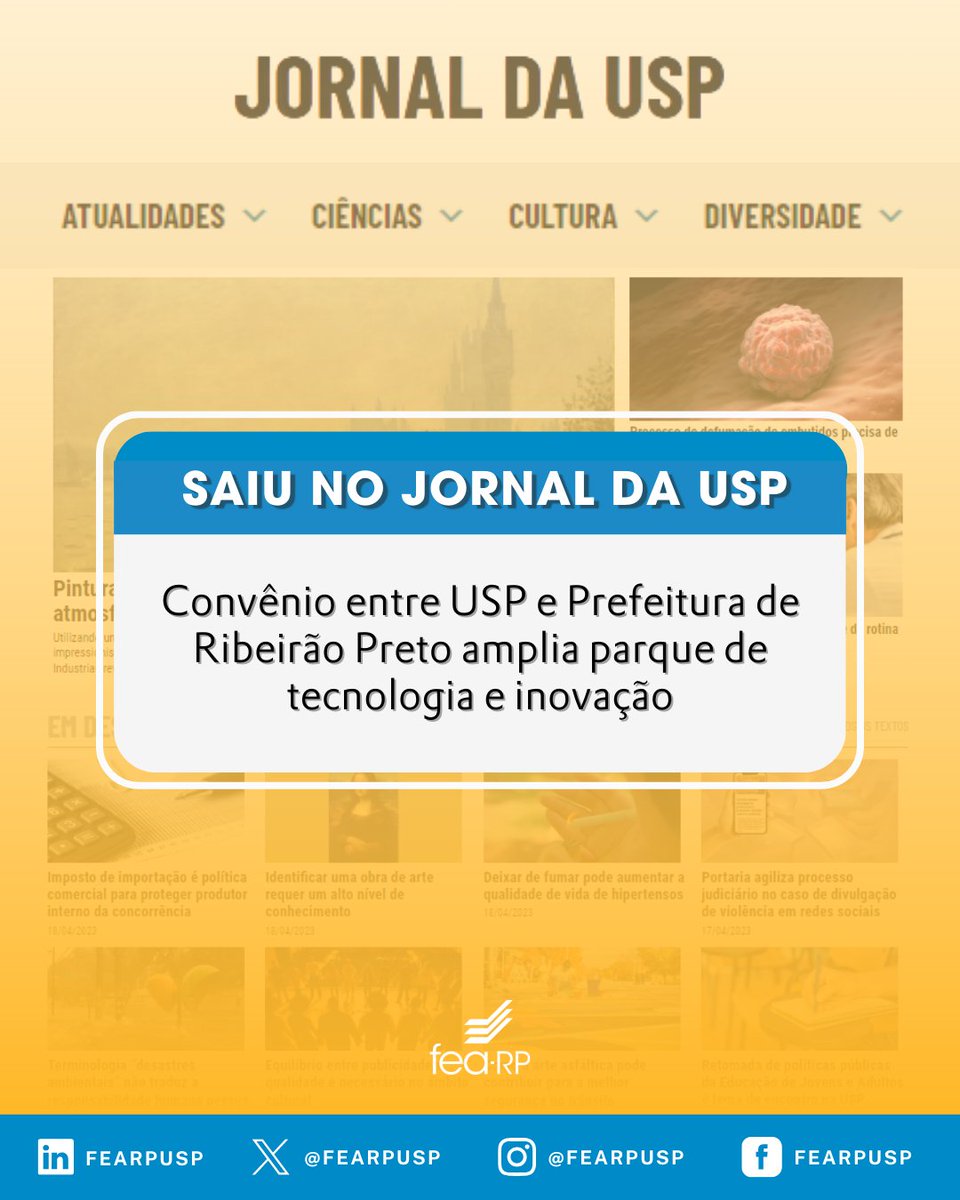 FEA-RP/USP tweet media