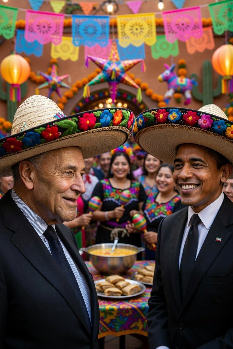 Since we’re in a Democrat / Schumer shutdown I decided to once again put both <a href="/SenSchumer/">Chuck Schumer</a> and <a href="/RepJeffries/">Hakeem Jeffries</a> in Sombreros. I bet <a href="/SombreroMemes/">Sombrero</a> would love it.