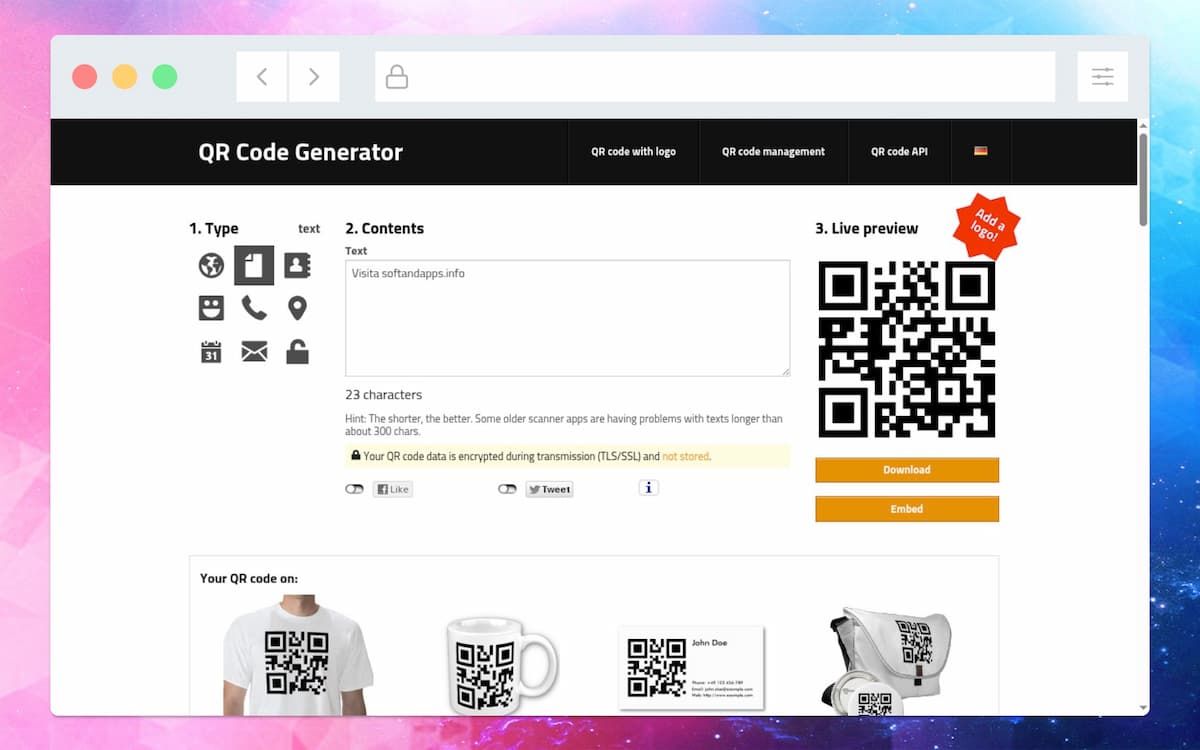 softapps's tweet image. Crear códigos #QR gratis sigue siendo de lo más útil para webs, carteles o tarjetas. 📱

Esta herramienta te deja generar QR para enlaces, texto, SMS o contactos en segundos.

Además, puedes descargarlos en #SVG, PNG y más formatos.

➡️softandapps.info/2026/03/10/cre…