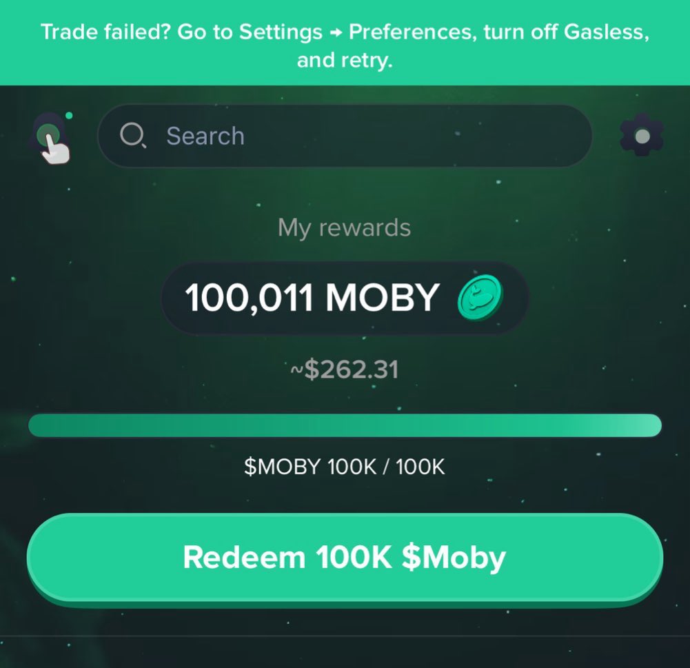 Gmoby Hit that 100k $MOBY airdrop It’s not fugasi it can be done, just ...