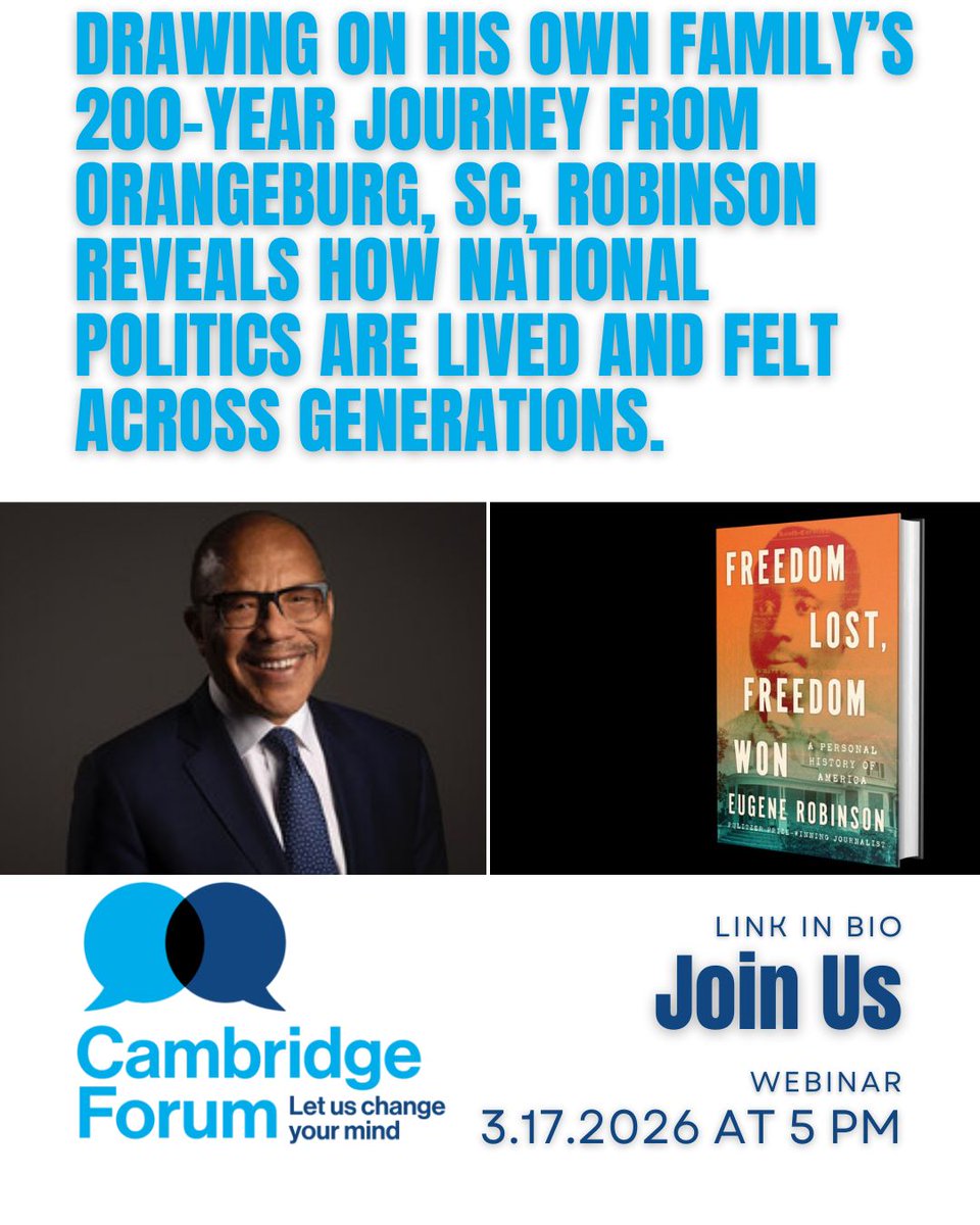 Cambridge Forum tweet media