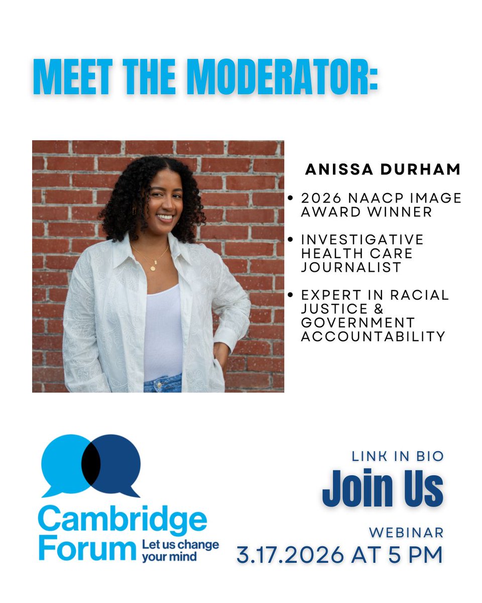 Cambridge Forum tweet media