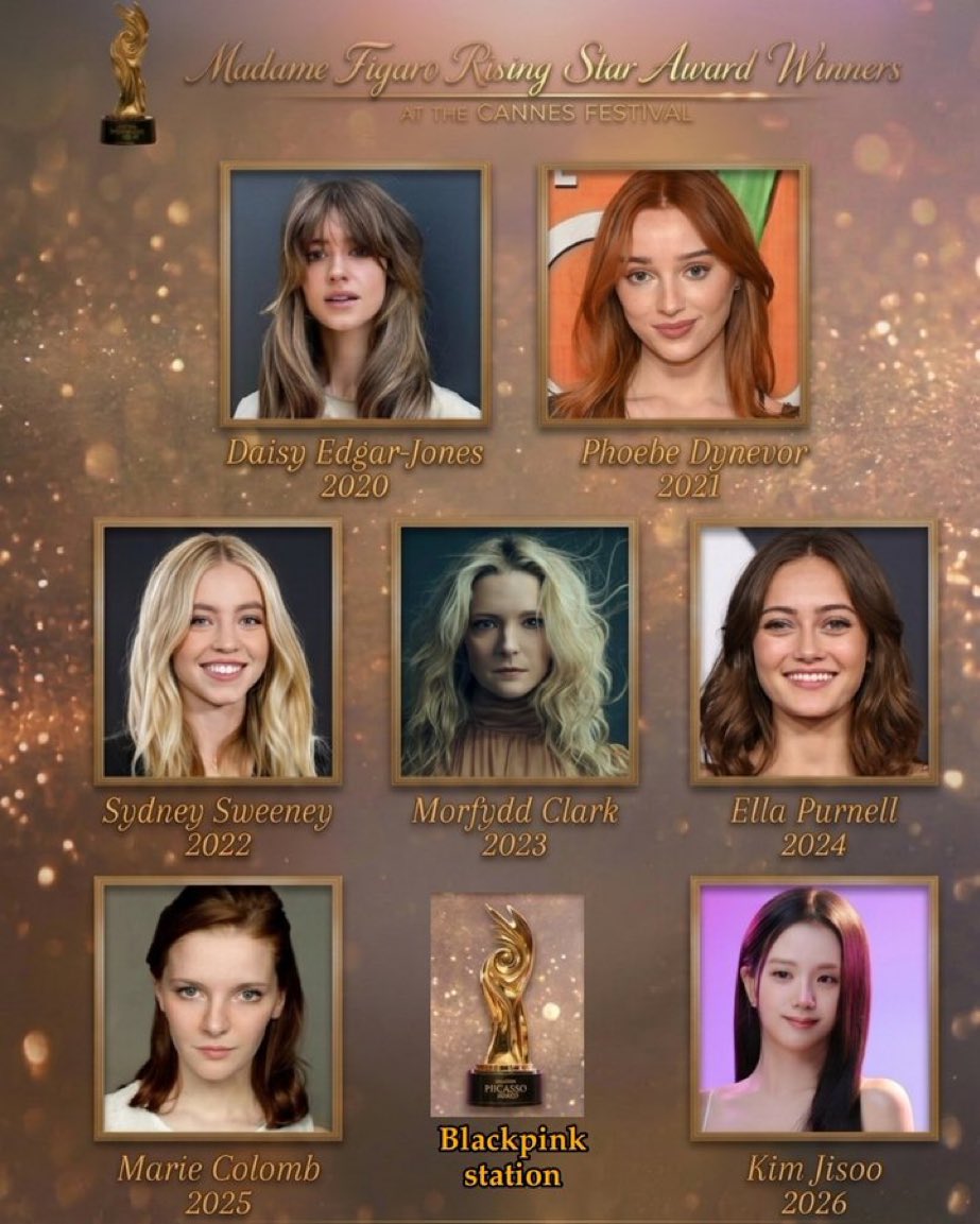 sooyaddicted's tweet photo. estoy tan orgullosa🥹 jisoo la PRIMERA asiática en ganar este premio del festival de CANNES

ahí es cuando te das cuenta que el twitter hate no significa nada https://t.co/gnouM2xF4T