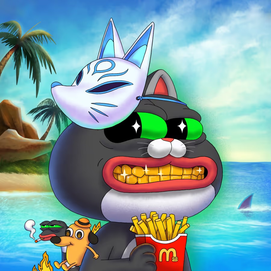 i think i like the ring of TenKai a little more and i kinda miss it, so im going back to it with a new #PEPECAT PFP with my old handle <a href="/10kai_nft/">PepeCat TenKai</a> 🙂💛