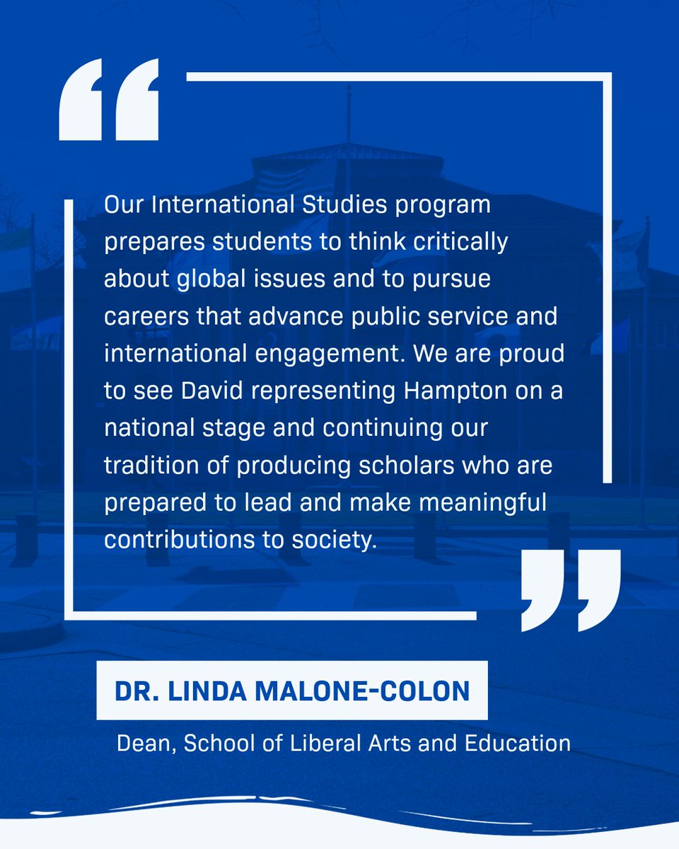 Hampton University tweet media