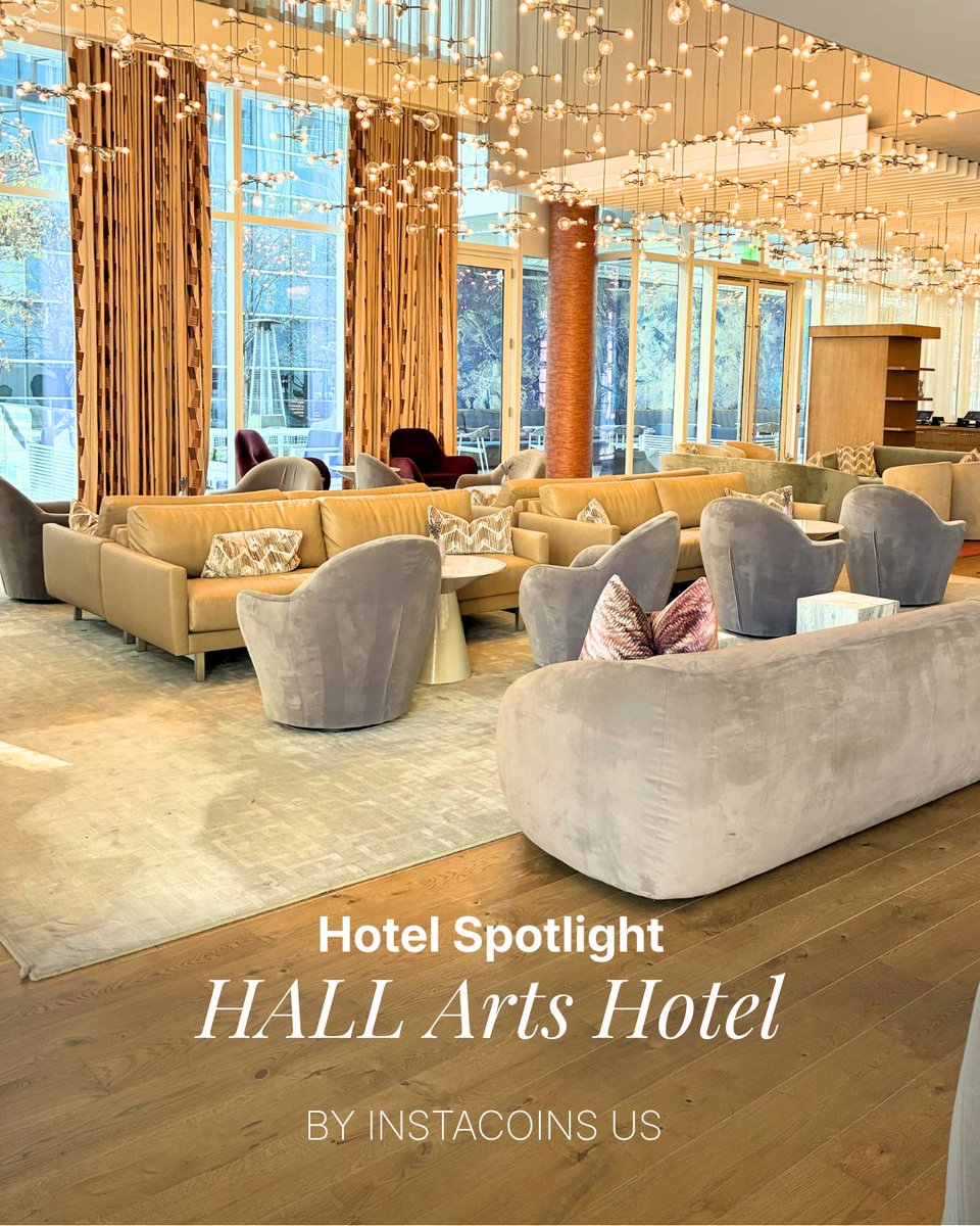 instacoinsus's tweet photo. Experience of the Week - HALL Arts Hotel

Located in the heart of the Dallas Arts District, Hall Arts Hotel offers a refined stay where contemporary art, architecture, and luxury hospitality meet.

With curated art collections, elegant suites, and proximity to Dallas’ most celebrated cultural venues, it’s a destination designed for travelers who appreciate thoughtful design and elevated service.

For those seeking a sophisticated city escape, this is one of Dallas’ most distinctive stays.

#dallasluxury #hallartshotel #luxuryhotels #dallasartsdistrict #luxurytraveller #hotelboutique #hotelstay #lifestyle