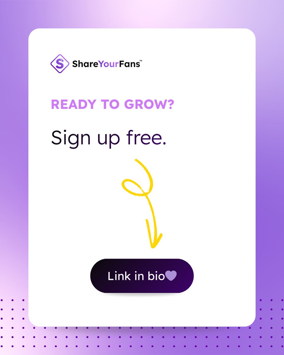 Sharing Fans 👇 Swipe through to learn how ShareYourFans™ works 💜 Sign up FREE — link ...