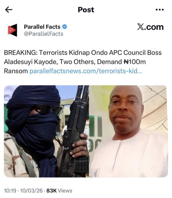 A very short story of Mr Joseph Kayode Aladesuyi 

My own is to repost 🚶🏻‍♀️🚶🏻‍♀️🚶🏻‍♀️🚶🏻‍♀️🚶🏻‍♀️🚶🏻‍♀️