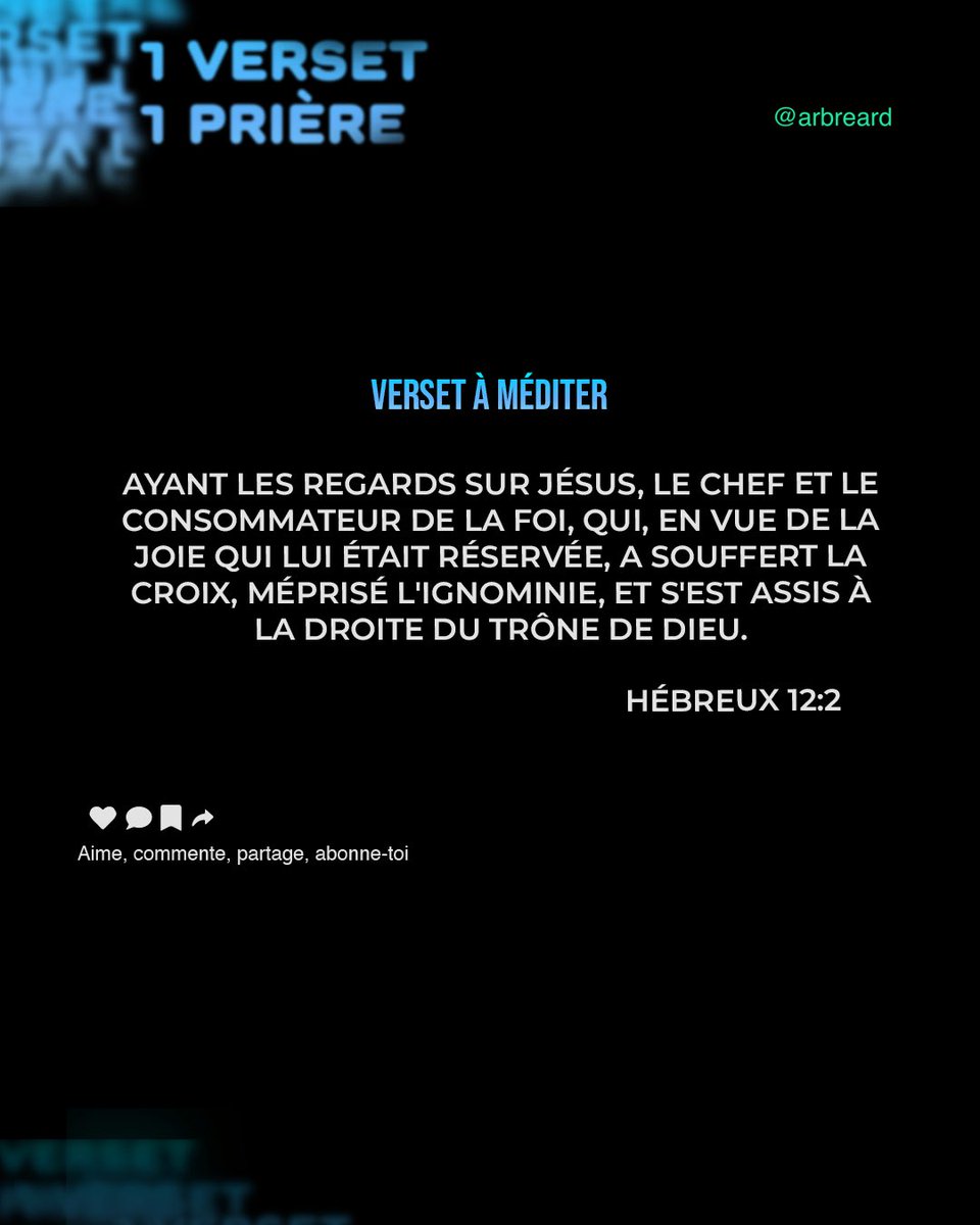 Arbreard's tweet photo. Un #verset et une #priere pour vous aujourd’hui 🙏🏾❤️‍🩹 https://t.co/lGRjq2u6kx