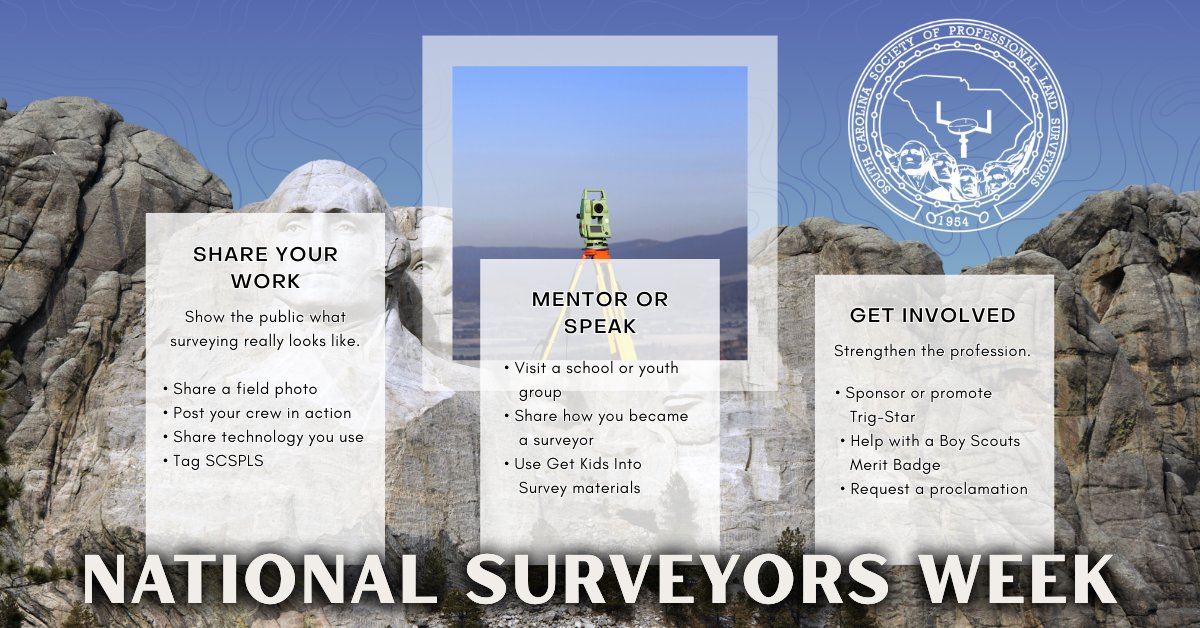 SC Society of Professional Land Surveyors tweet media