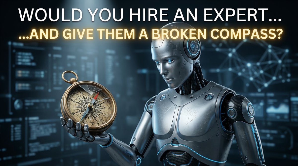 luminant_works's tweet image. Would you hire an expert and then give them a broken compass? 🧭

Stop training your AI. Start empowering it. 🚀🤖
At Luminant Works, we turn your data into a "Single Source of Truth" 

#LuminantWorks #Agentforce #Salesforce #DataCloud #Informatica #AgenticAI #AIStrategy