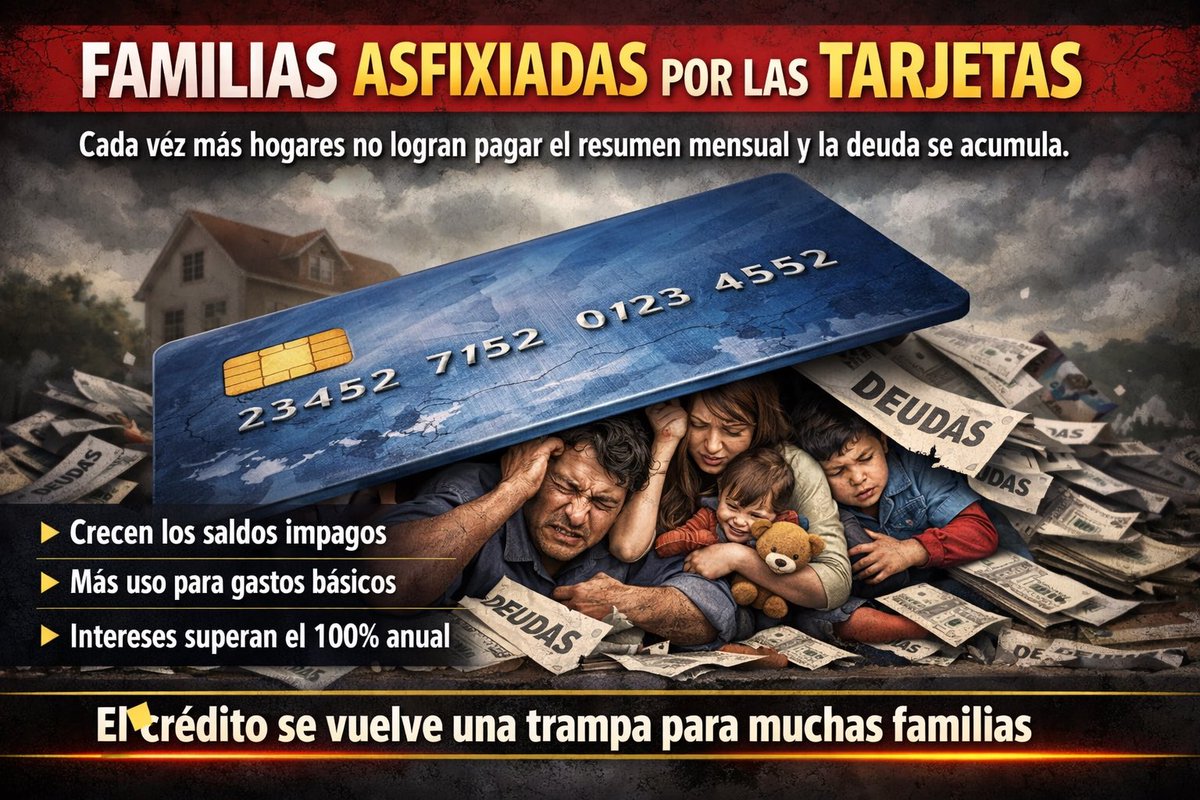 Cronicas2020's tweet photo. El endeudamiento familiar un ancla que no permite el crecimiento necesario para dinamizar la economía https://t.co/aiZvTf5OGt