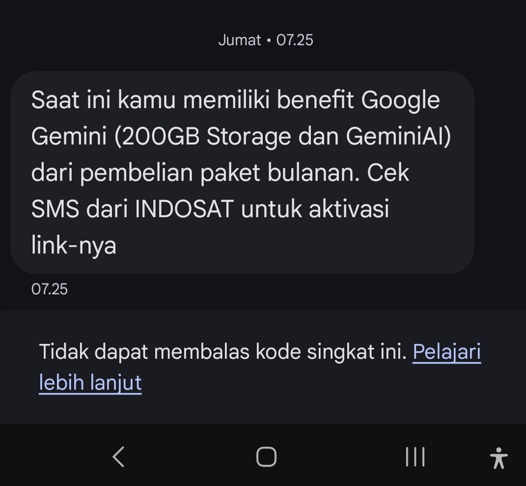 aetherpan's tweet photo. @CareIM3 cara aktivasi google storage dan gemini bagaimana ya? saya tdk menerima sms untuk aktivasi https://t.co/DDCr68HH2S