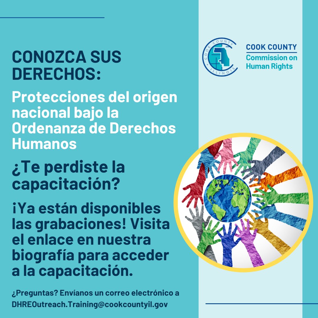 Cook County Commission on Human Rights tweet media