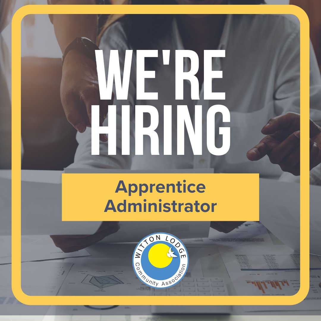 wittonlodge's tweet photo. We’re recruiting an Apprentice Administrator to join WLCA, supporting our Health &amp; Wellbeing and Neighbourhood Network Scheme activities. If you’re organised, passionate about community work &amp; want to build your skills, we’d love to hear from you. 👉 https://t.co/LuCKvLQmhT https://t.co/8pJnDKVyl9