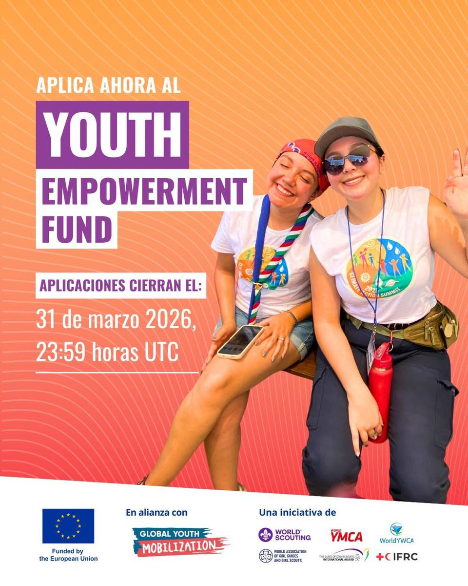 UEenHonduras's tweet photo. La #juventud tiene el poder de transformar el mundo. 🌍

📢La convocatoria del  Youth Empowerment Fund  está abierta para apoyar proyectos liderados por #jóvenes que generen un impacto real en sus comunidades. 

🗓 Fecha límite: 31 de marzo de 2026
🔗https://t.co/xX6U6nPNIy https://t.co/7LPYjUu6mT