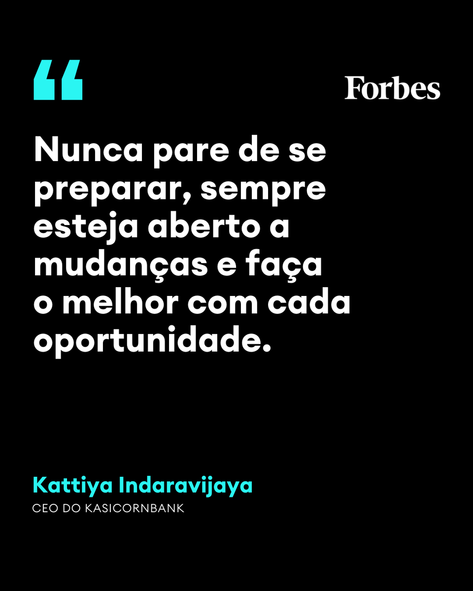 Kattiya Indaravijaya é executiva do mercado financeiro, reconhecida por sua atuação em investimentos globais e pela defesa de liderança estratégica, adaptabilidade e preparação constante.

#KattiyaIndaravijaya #Sucesso #Objetivo #FraseDoDia #ForbesBR