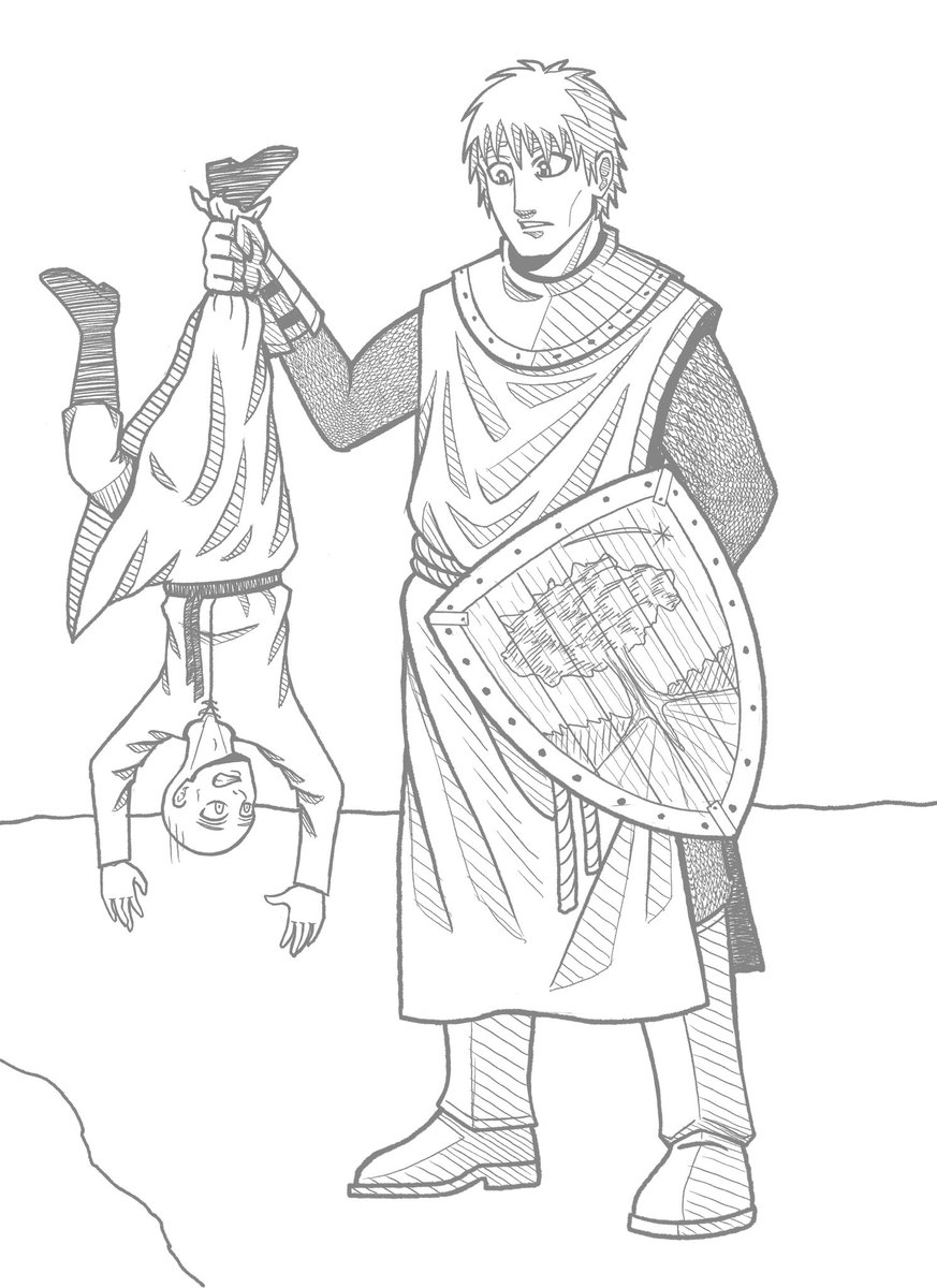 Unknownntv's tweet photo. Dunk and Egg WIP #AKOTSK #GOT #ASOIAF #Fanart https://t.co/pWrcc7Xcw1