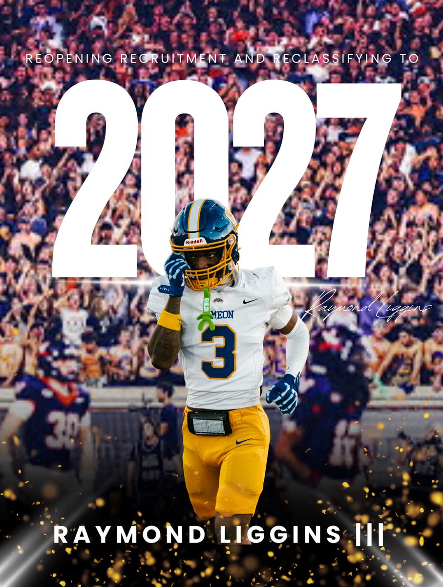 iamray3x_'s tweet image. #1 SLOT IN IL… I will be reopening my recruitment and Reclassifying to the class of 2027 In New Jersey! #godstiming @SinqueTurner @Levi_bradley312 @Coach_Fab @AllenTrieu @EDGYTIM @PrepRedzoneIL @michaelsobrien @mikeclarkpreps @LemmingReport @DeepDishFB @ChadSimmons_