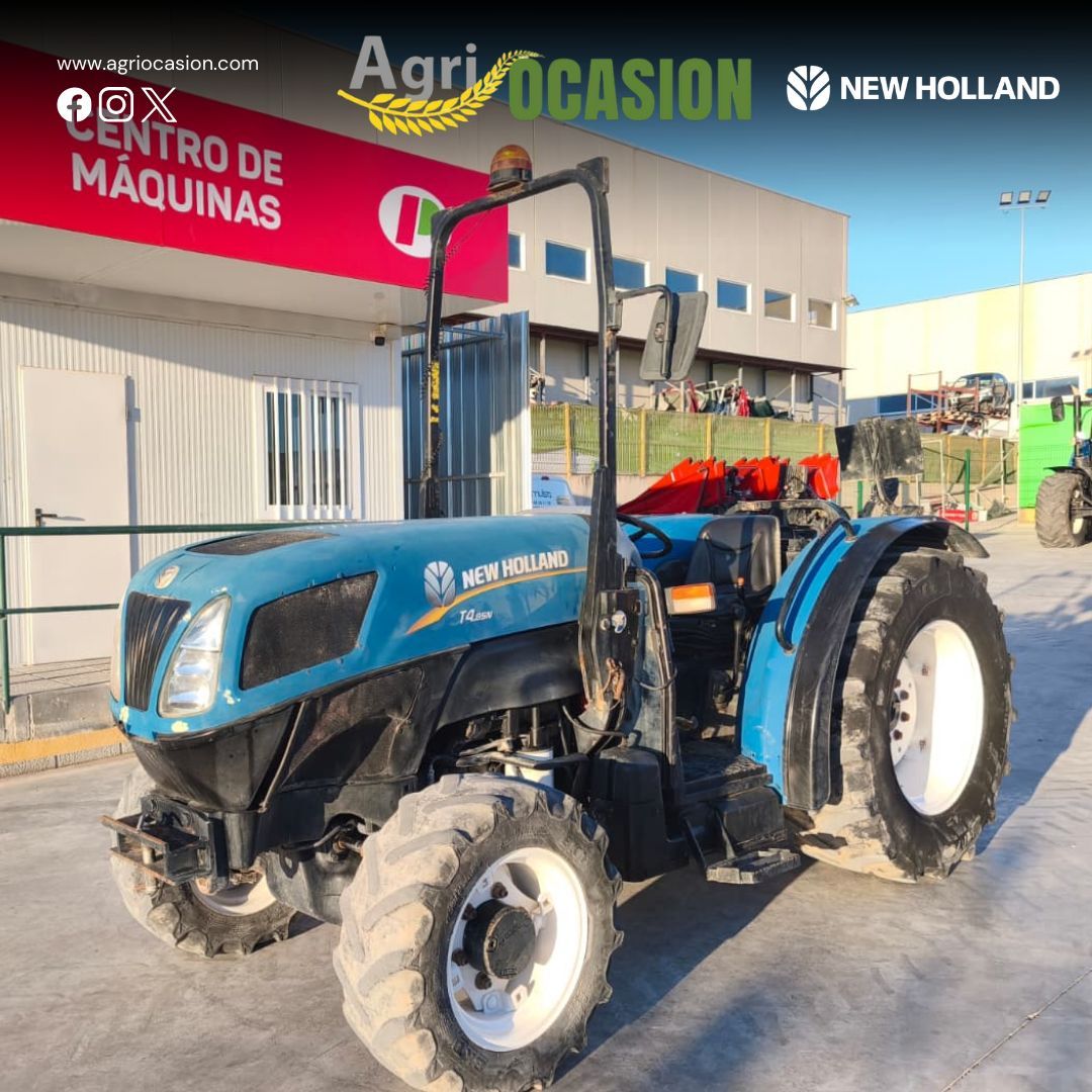 agriocasion's tweet image. @SaGrupobuitrago vende tractor agrícola New Holland modelo T4.85N

✅ Buen estado
🏷️ Precio: 20.000€ (IVA no incluido)
➡️ Más información en agriocasion.com/tractores-agri…

#Tractor #newholland #MaquinariaOcasion #MaquinariaAgrícola #murcia #Agriocasion #Ocasión #OcasiónAgrícola